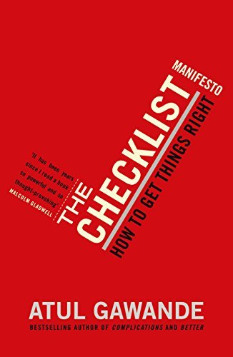 Book The Checklist Manifesto