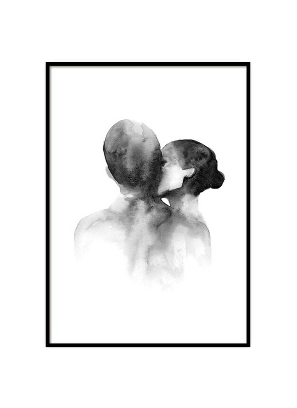 Product WATERCOLOR KISS POSTER