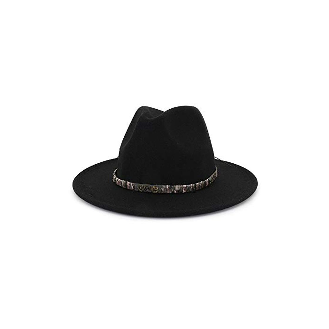 Product QinMei Zhou Unisex Hombre Mujer Chapeu Feminino Fedora Sombrero Gentleman Wool Wide