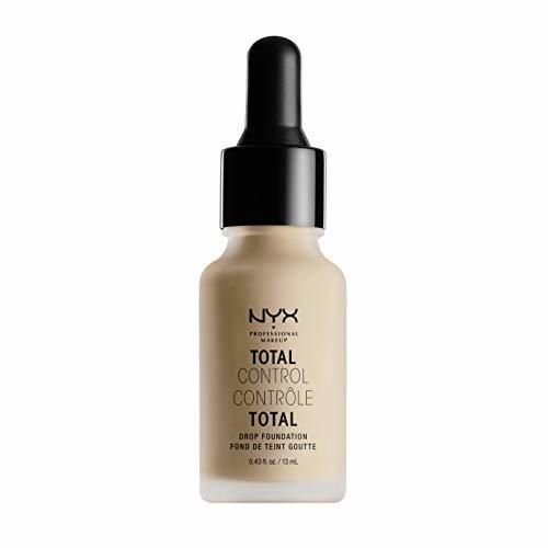 NYX Professional Makeup Base de maquillaje Total Control Drop Foundation, Dosificación precisa,