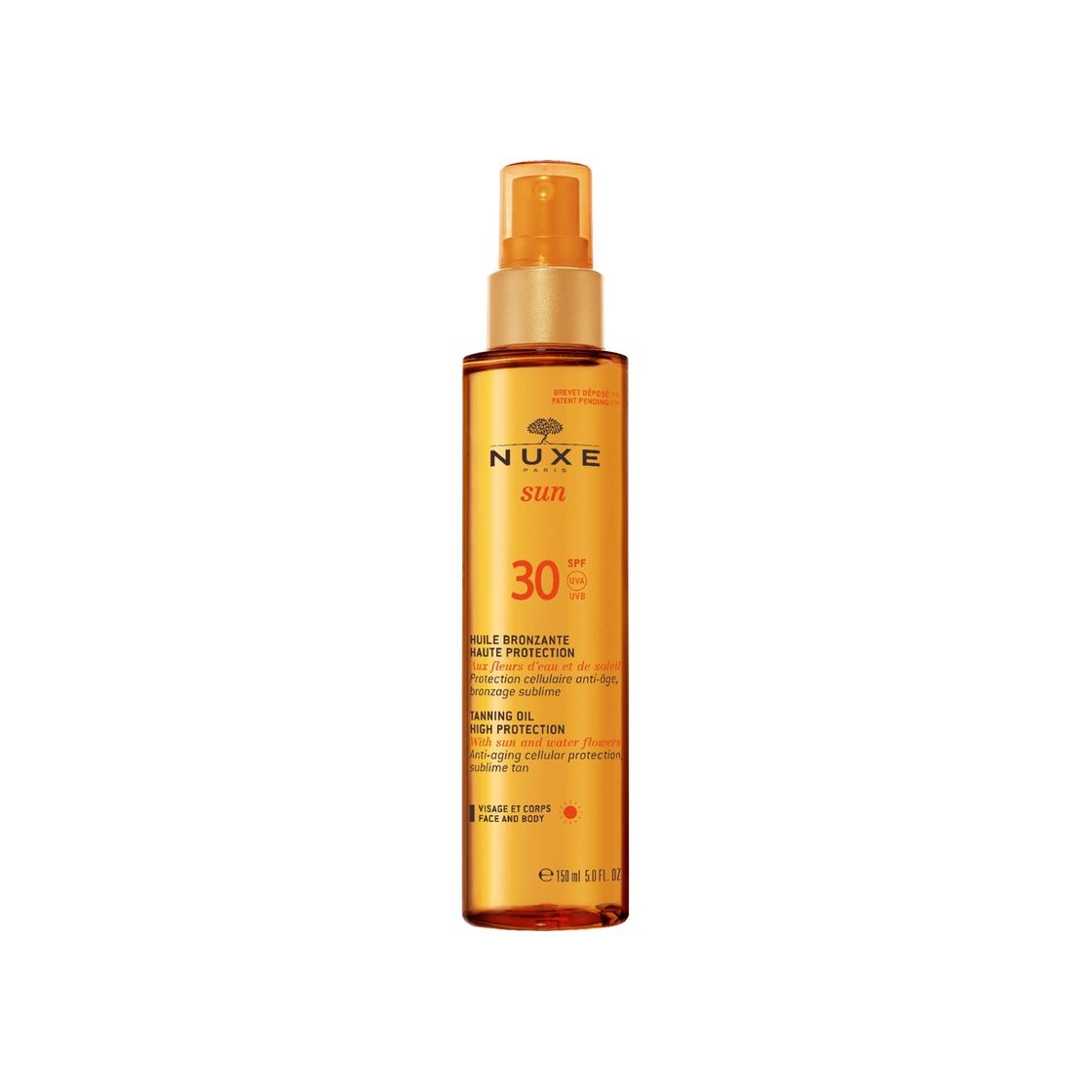 Product Óleo Bronzeante para Rosto e Corpo da NUXE FPS 30