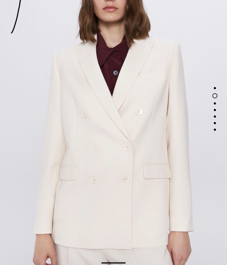 Producto Blazer cruzado com botões 