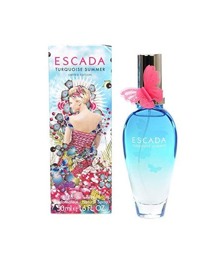 Escada edición limitada turquesa verano Eau de Toilette con vaporizador 50 ml