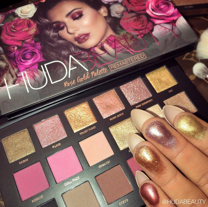 Fashion Rose Gold Palette Remastered Huda Beauty 