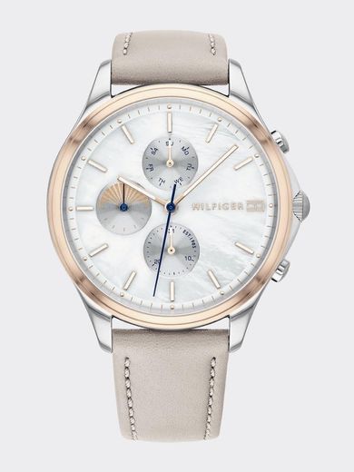MOTHER-OF-PEARL DIAL CHRONOGRAPH WATCH