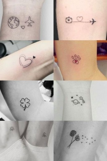 Tatuagens pequenas e simples✨