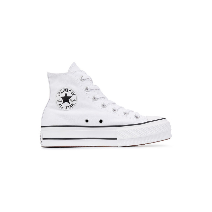 Social Converse Chuck Taylor CTAS Lift Hi, Zapatillas para Mujer, Negro