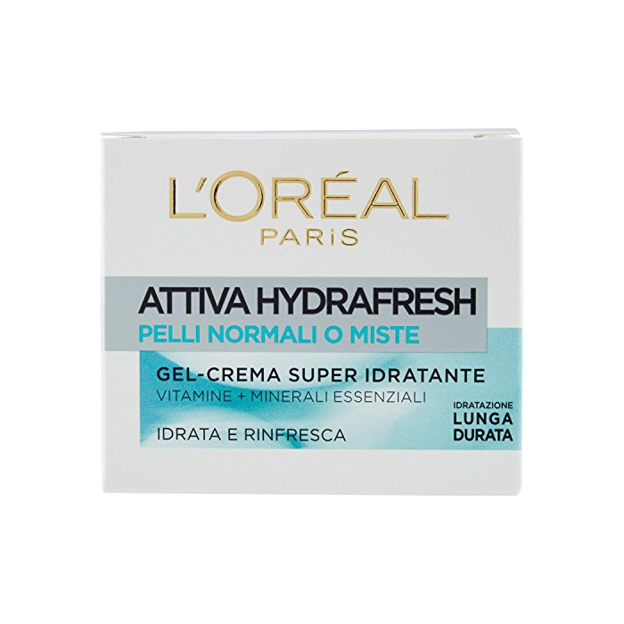 Beauty L'Oréal Paris Activo Hydrafresh Gel-Crema Crema hidratante Deje enfriar Piel Normal o