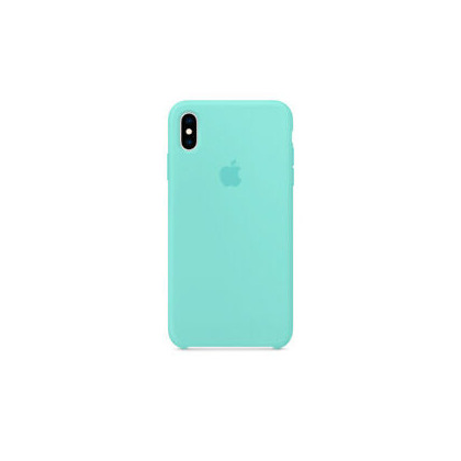 Social Funda iPhone silicona liquida Apple Silicone case turquesa.