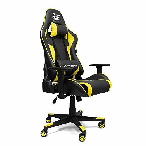 Phoenix Technologies - Silla Gaming XThrone, Cojín Cervical y cojín Lumbar, Cuero
