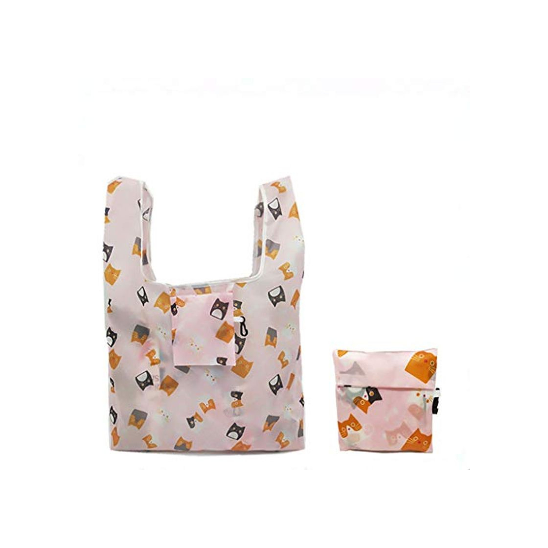 niumanery Foldable Handy Shopping Bags Reusable Tote Pouch Recycle Storage Handbags B