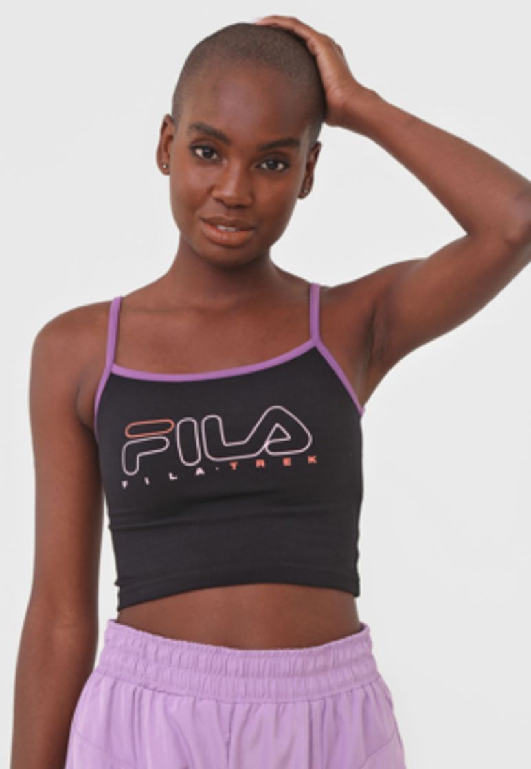 Fashion Regata Cropped Fila Straps Preta

