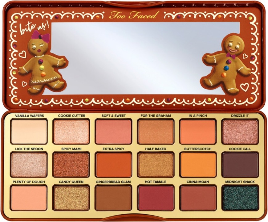 Fashion Too Faced Gingerbread Extra Spicy Eyeshadow Palette