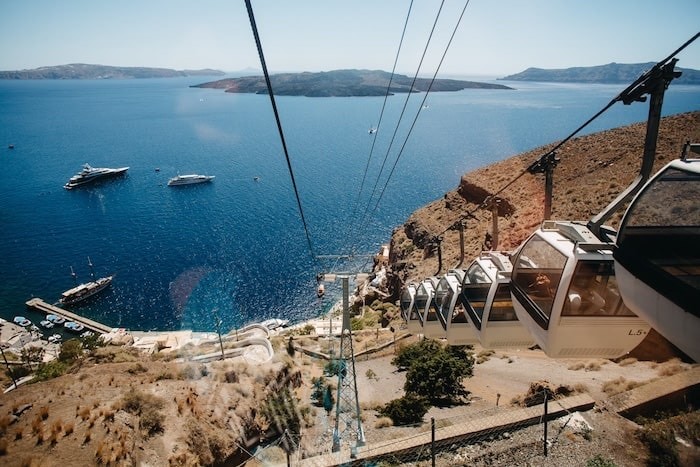 Place Santorini Cable Car