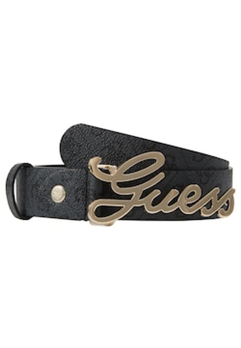 Moda Guess DIGITAL ADJUSTABLE PANT BELT - Cinturón - coal - Zalando