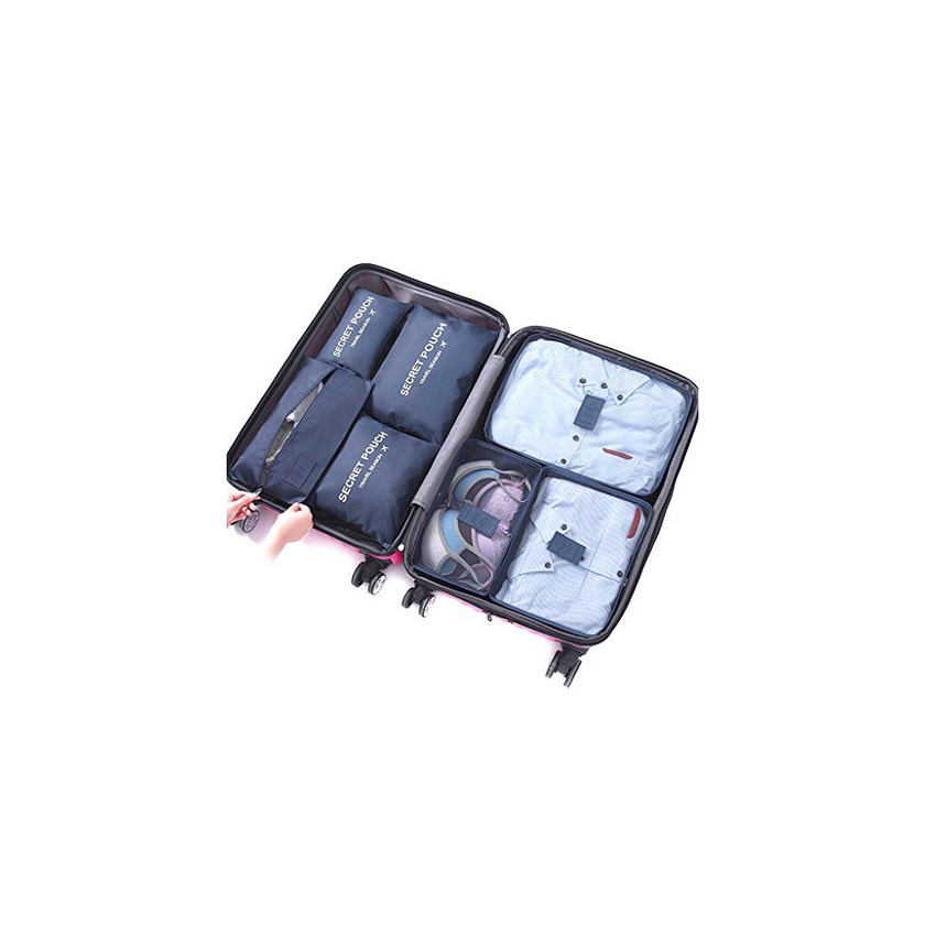 Product DoGeek- 7 en 1 Set de Organizador de Equipaje Viaje con Bolsa