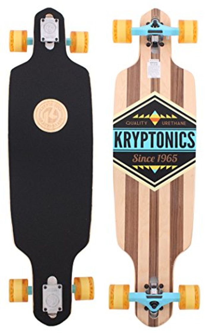 Producto Kryptonics Longboard Through – Monopatín con rodamientos ABEC 5, Skateboarding, Longboard 38 Zoll Skateboarding,