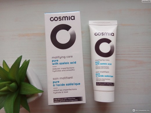 Cosmia matifying care pure with azelaic acid