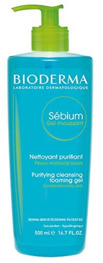 BIODERMA SEBIUM gel moussant nettoyant purifiant 500 ml