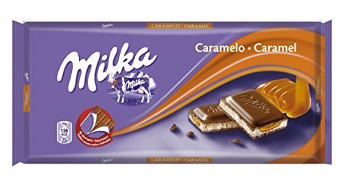 Social Milka - Tableta De Chocolate Leche Con Caramelo