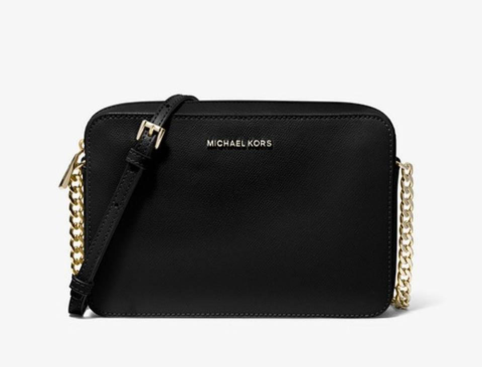 Products Michael Kors Jet Set Large Saffiano Leather Crossbod Bag 