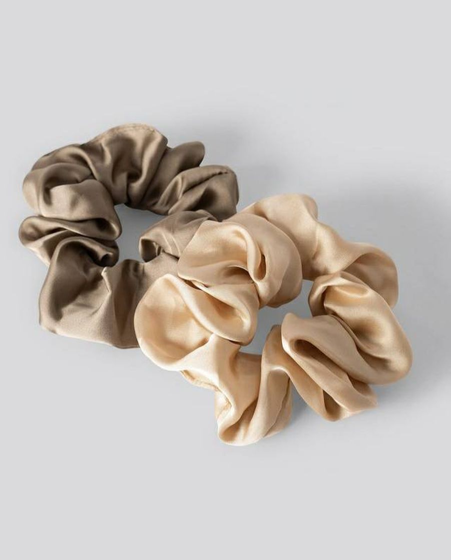 Product NAKD • Double Pack Shiny Satin Scrunchies