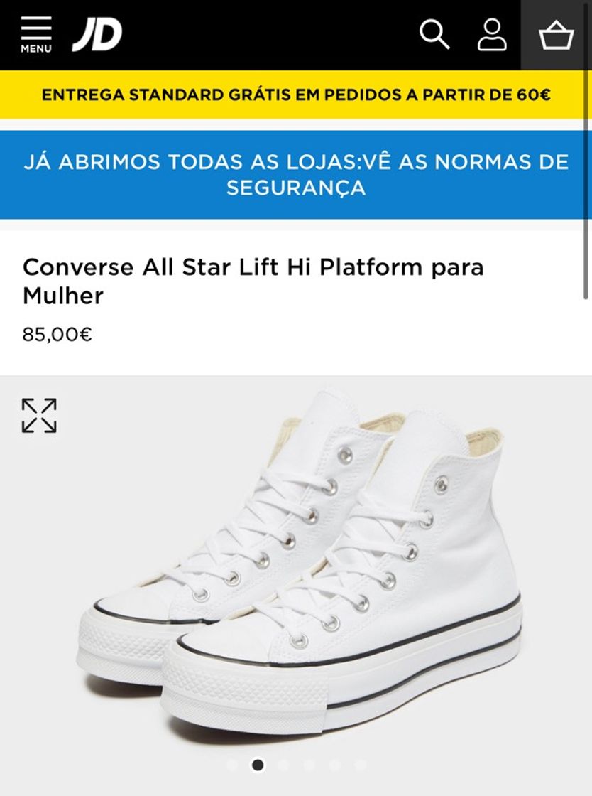 Moda Converse All Star Lift Hi Platform