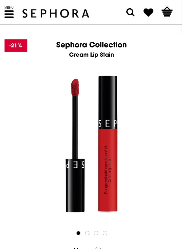 Moda Batom vermelho sephora 