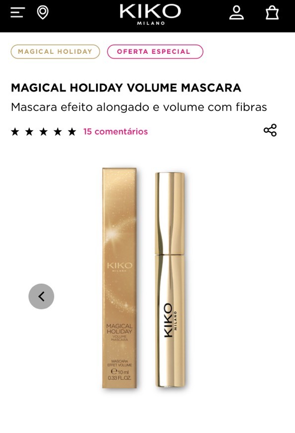 Product Máscara Kiko 