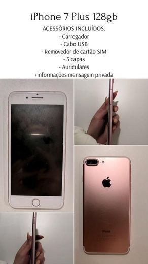 iPhone 7Plus 128gb Rose Gold