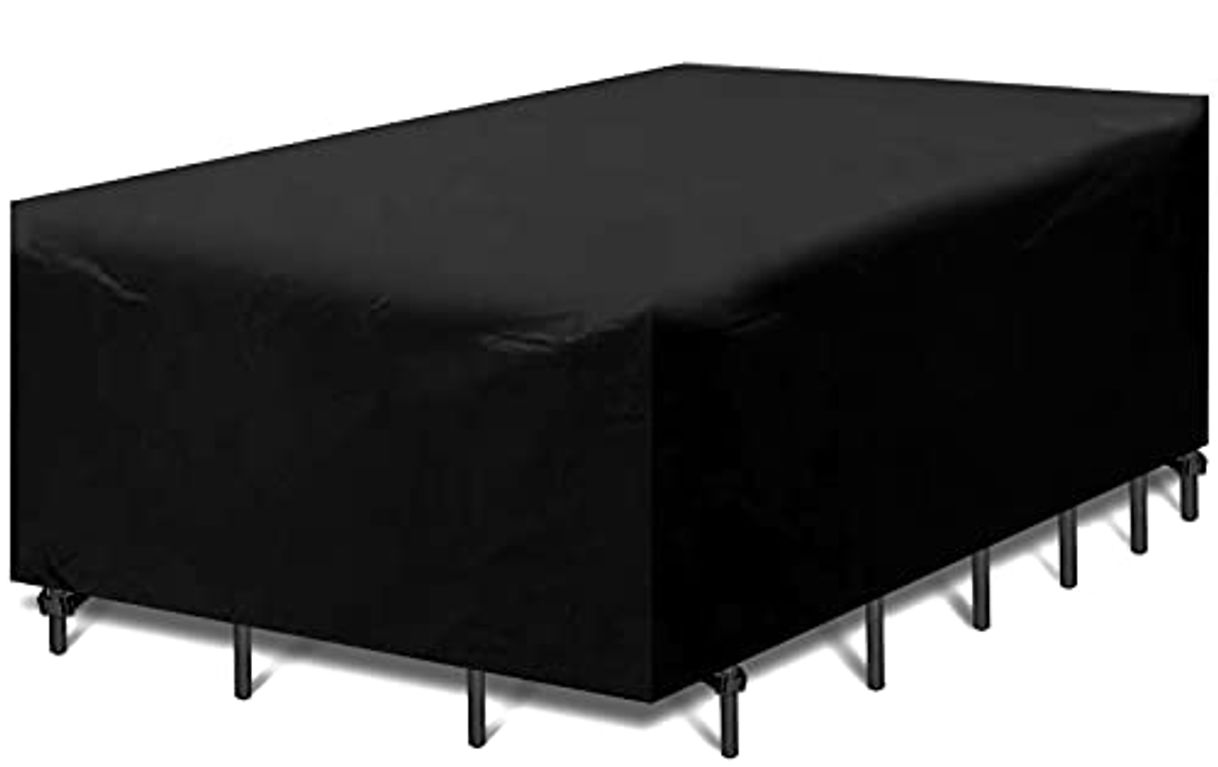 Home Tvird Funda para Muebles Impermeable,Funda Mesa Jardin,Cubierta para Exterior Funda Protectora Muebles