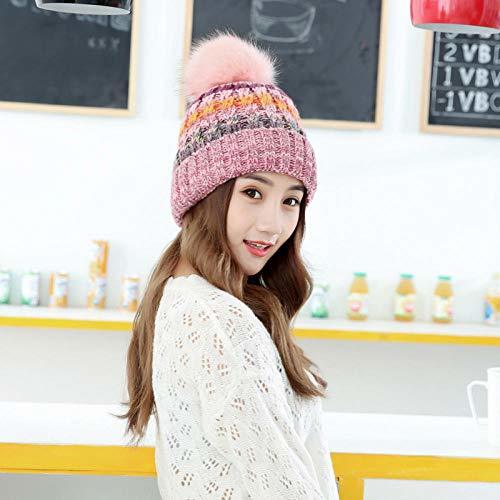 Moda HI SBM Gorro Pom Pom Grande de Punto