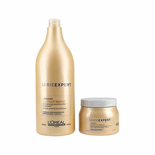 Beauty L'OREAL PROFESSIONNEL SERIE EXPERT LIPIDIUM ABSOLUT REPAIR Set Champú 1500 ml