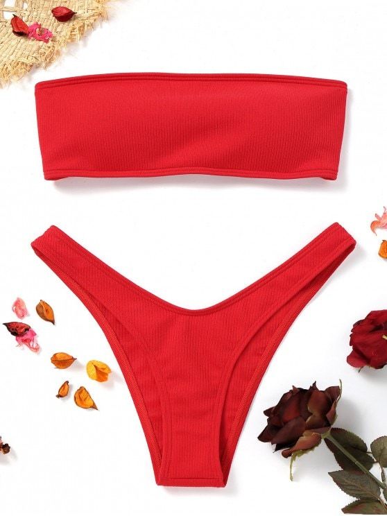 Moda Bikini vermelho