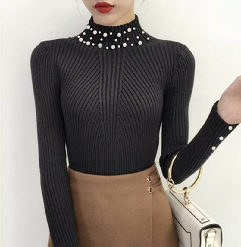 Camisola com pérolas 