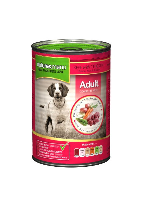 Producto NATURES MENU Dog Food Can Beef with Chicken