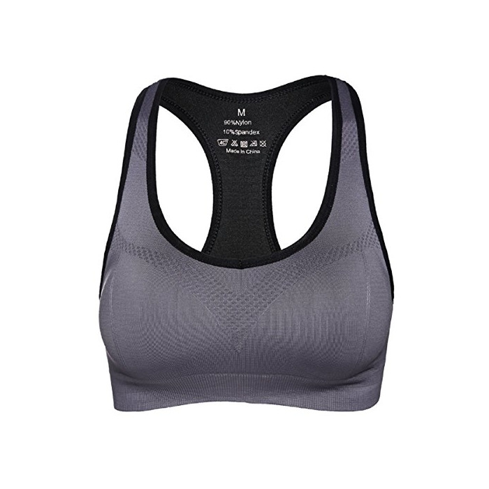 Producto APIKA De Las Mujeres Amortiguador De Soporte De Alto Impacto Seamless Racer