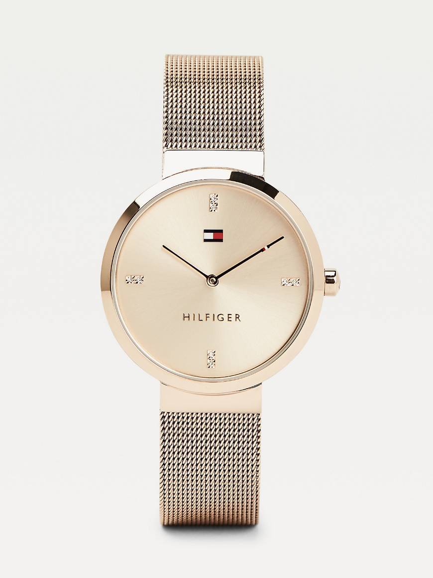 Social LIBERTY CARNATION GOLD-PLATED WATCH TOMMY HILFIGER