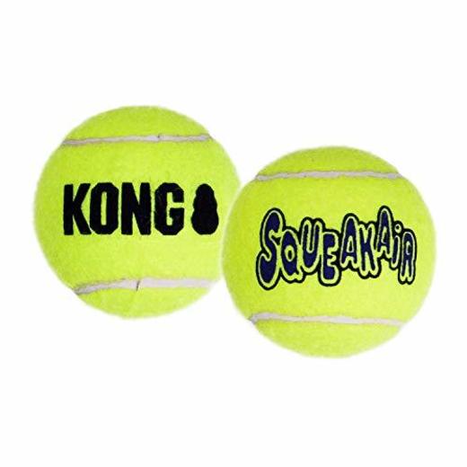 KONG - Squeakair® Ball - Pelotas de tenis sonoras que respetan sus