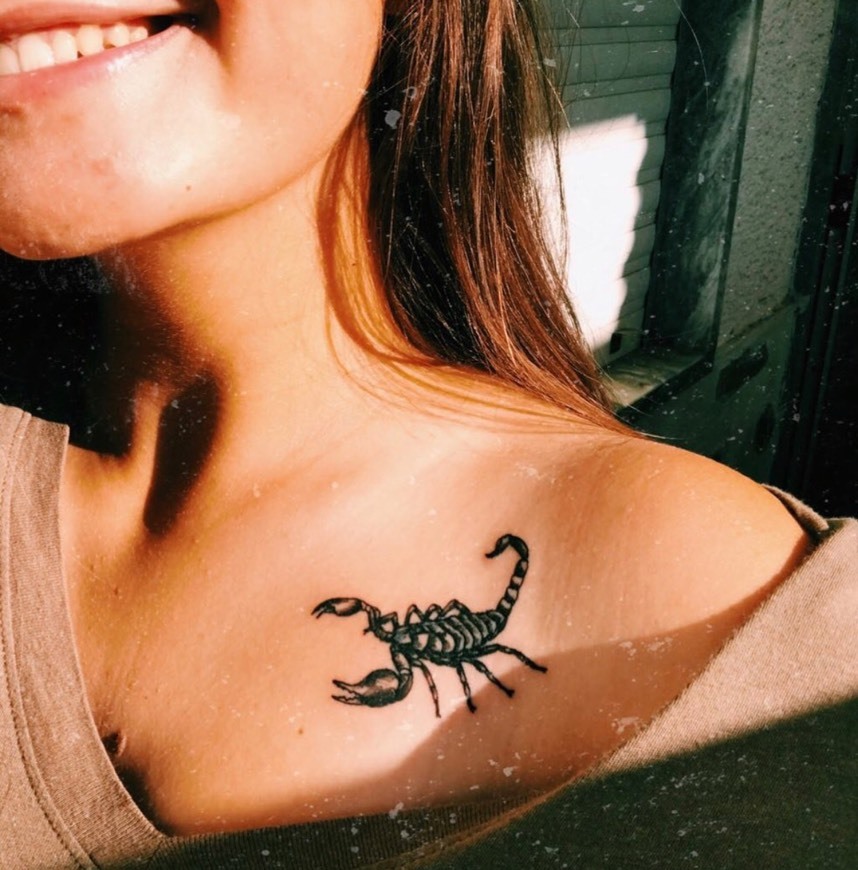 Moda Tatuagem Escorpião 