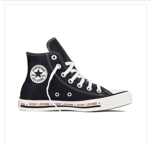 All star pretas com pormenor 