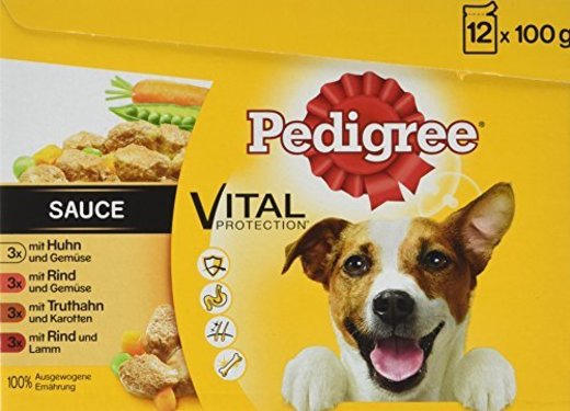 PEDIGREE Vital Protection - Comida húmeda para Perros, con Pollo, Vacuno y