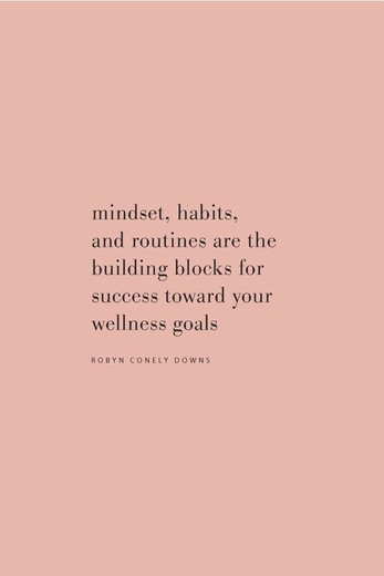Mindset, habits and routines 