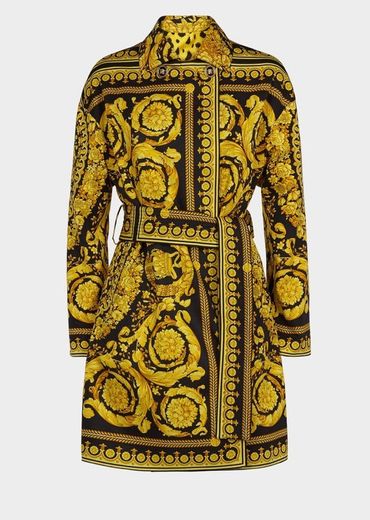 Versace Baroque FW'91 Print Tribute Coat