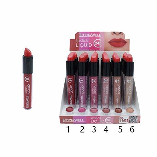 Belleza Lote de 6 pintalabios glos" LIPSTICK" de la marca LETICIA WELL de