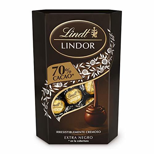 Productos Lindt Lindor Bombones de Chocolate Negro 70% Cacao - Aprox. 16 Bombones