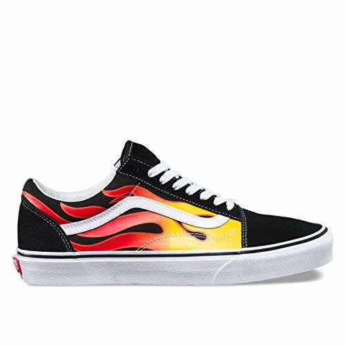 Fashion Vans Old Skool Classic  - zapatos Unisex para skate, negro