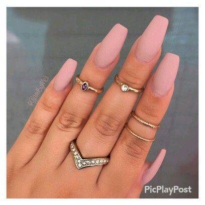 Fashion Pink Nails