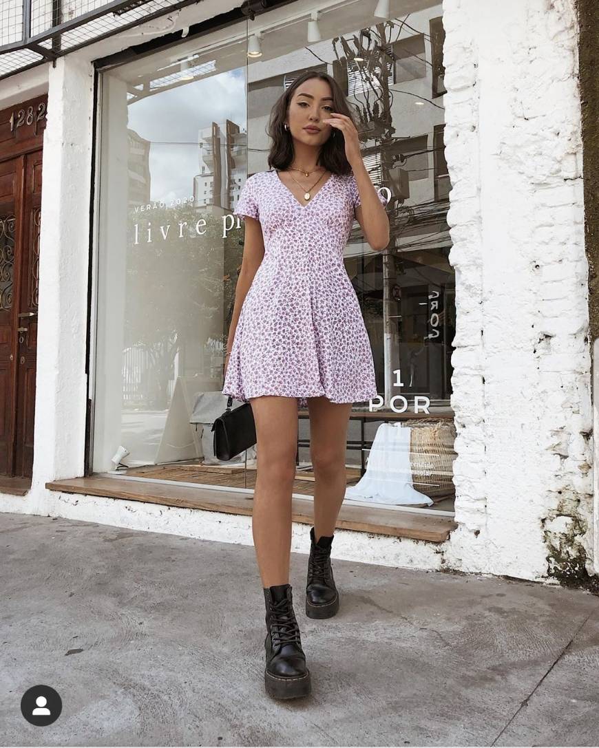 Fashion Cute dress with boots