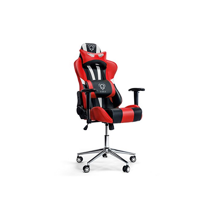 Diablo X-Eye Silla Gamer Apoyabrazos Ajustables Almohada y Cojin Lumbar Mecanismo de